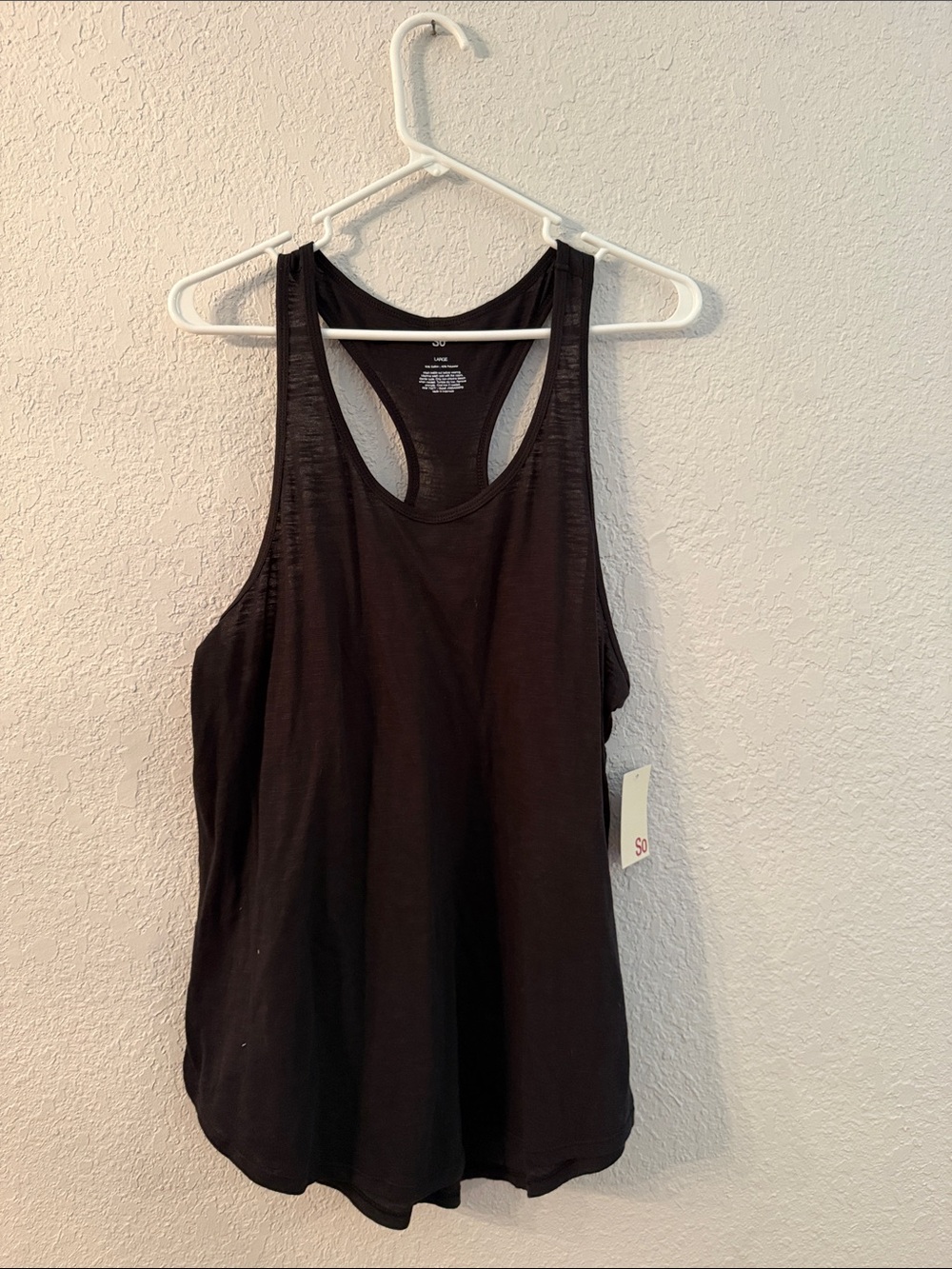 Kohl's Black Racerback Tank Top - Women's Lightweight Layering Tee